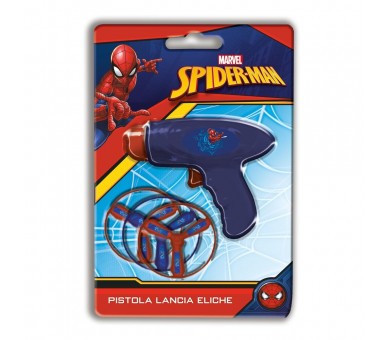 Pistola lanza helices Spiderman Marvel