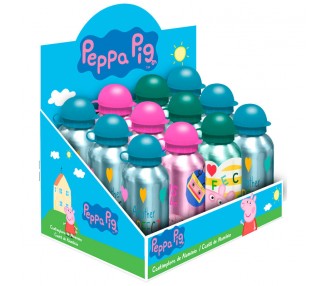 Cantimplora aluminio Peppa Pig 500m surtido