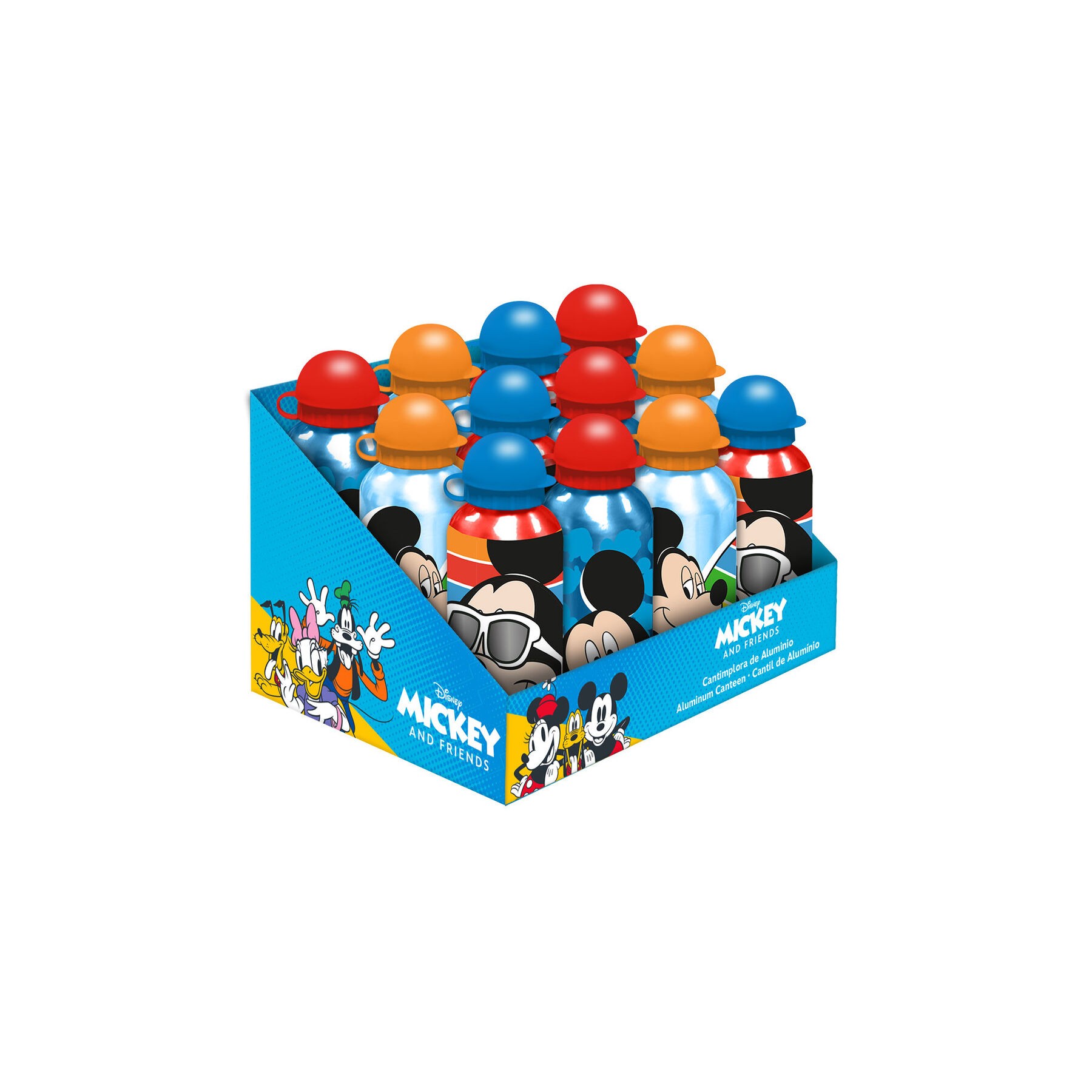 Cantimplora aluminio Mickey Disney surtido