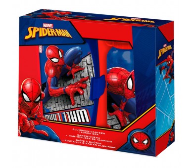 Set cantimplora + sandwichera Spiderman Marvel 500ml