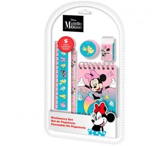 Set papeleria Minnie Disney 5pzs