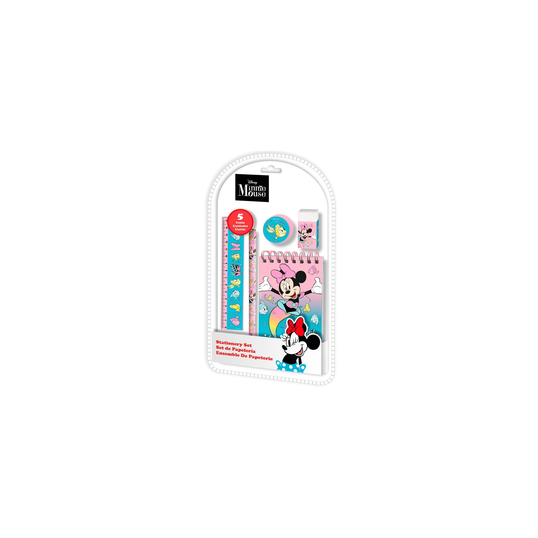 Set papeleria Minnie Disney 5pzs