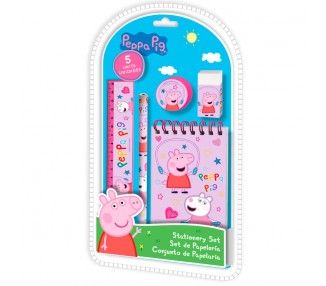 Set papeleria Peppa Pig 5pzs