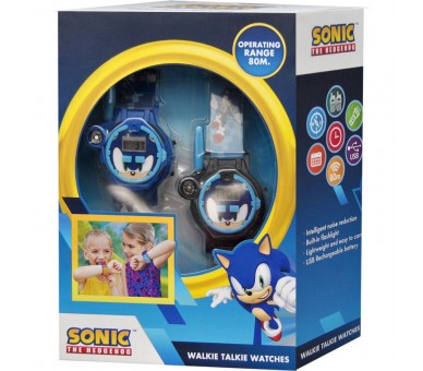 Reloj walkie talkie Sonic the Hedgehog