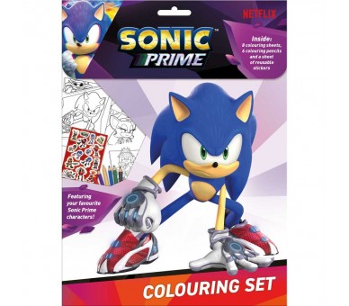 Set colorear Sonic Prime
