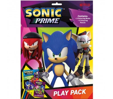 Set colorear Sonic Prime