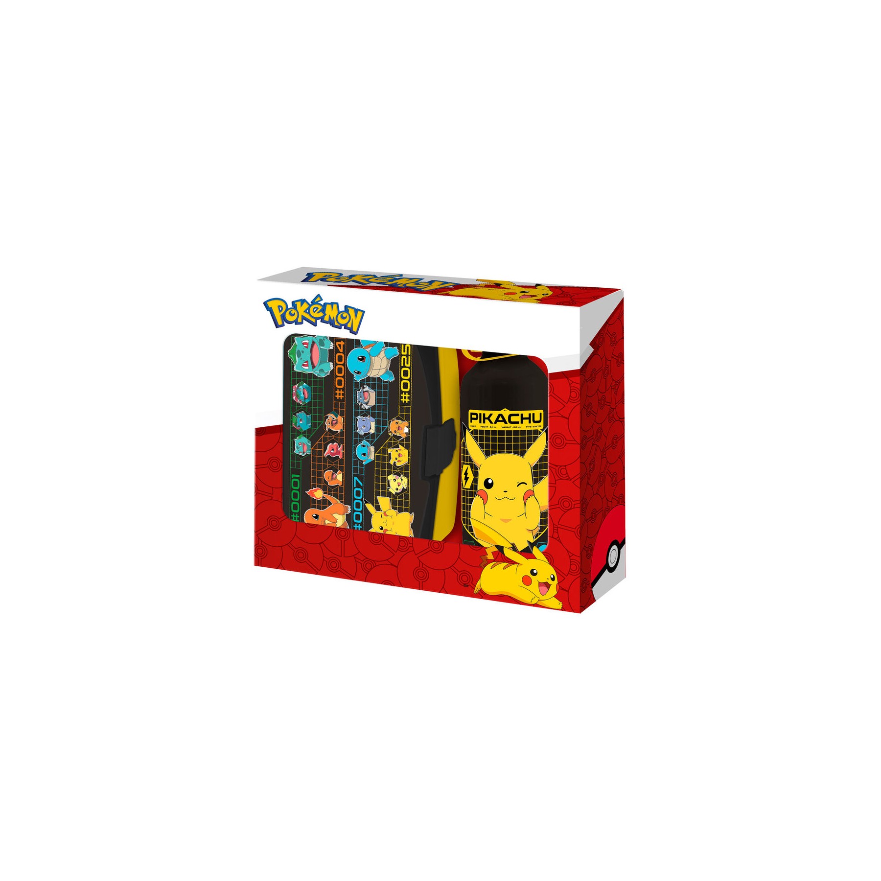 Sandwichera + cantimplora aluminio Pokemon 500ml