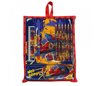 Set papeleria en bolsa Spiderman Marvel