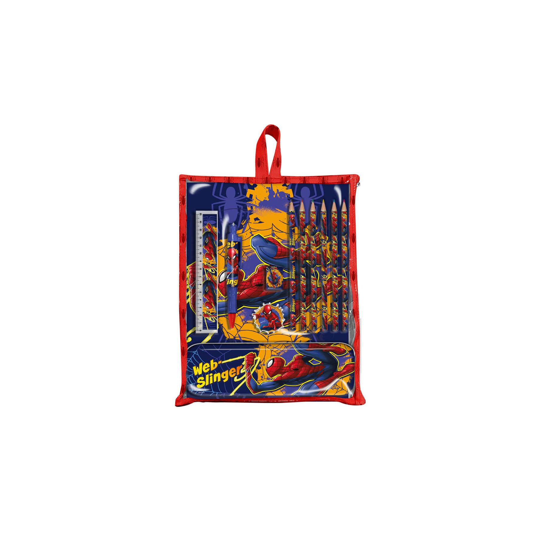 Set papeleria en bolsa Spiderman Marvel
