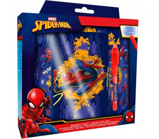 Diario con boligrafo magico Spiderman Marvel