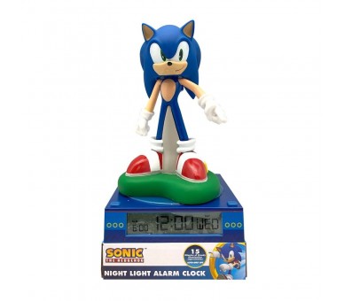 Lampara 3D con despertador Sonic the Hedgehog