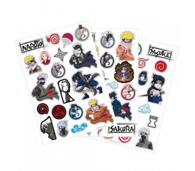 Set pegatinas removibles Naruto Shippuden