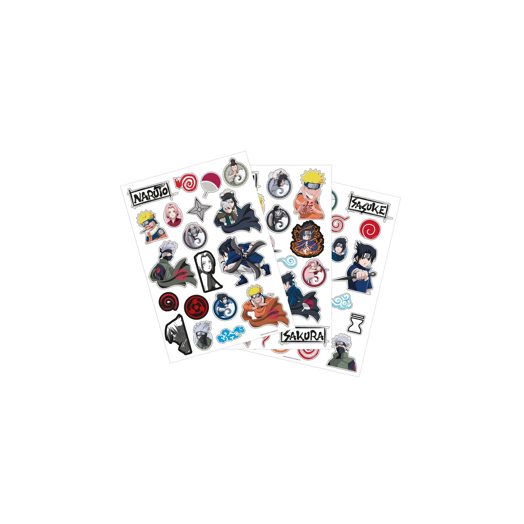 Set pegatinas removibles Naruto Shippuden