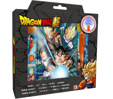 Diario + boligrafo magico Dragon Ball Super