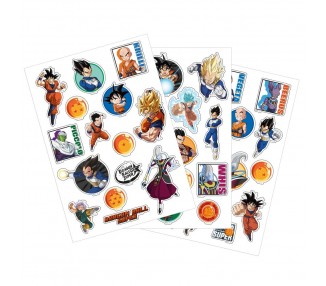 Set pegatinas removibles Dragon Ball Super