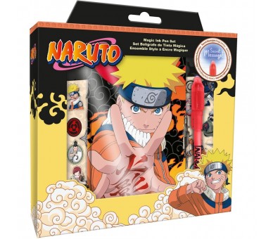 Diario + Boligrafo magico Naruto Shippuden
