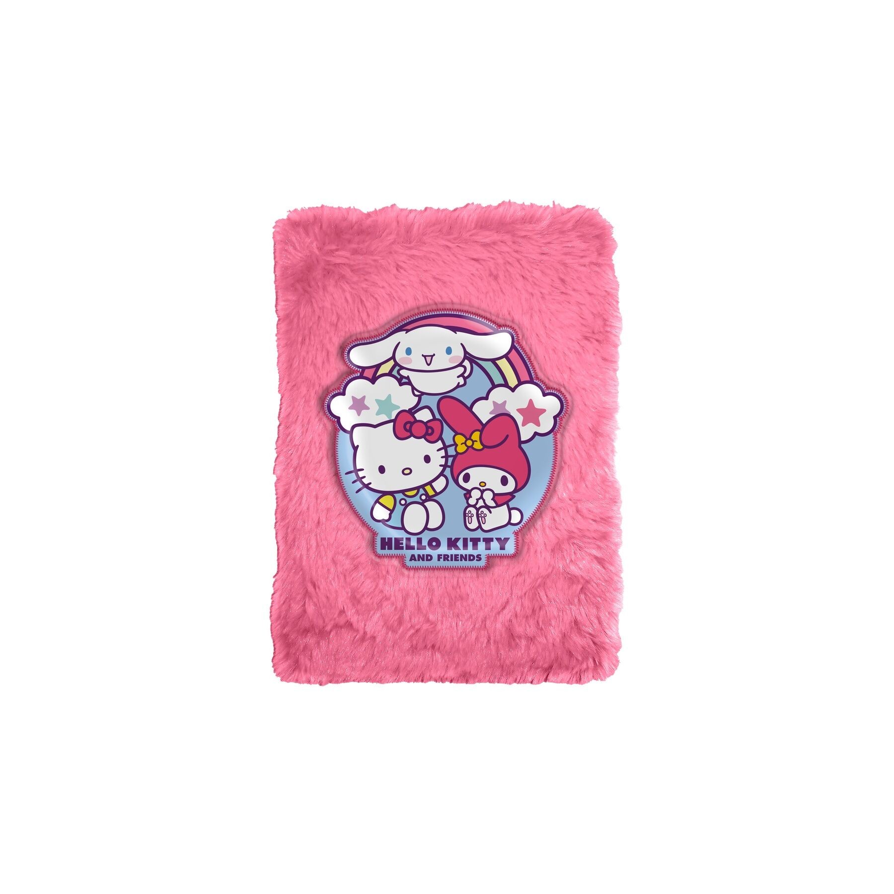 Cuaderno peluche A5 Hello Kitty and Friends