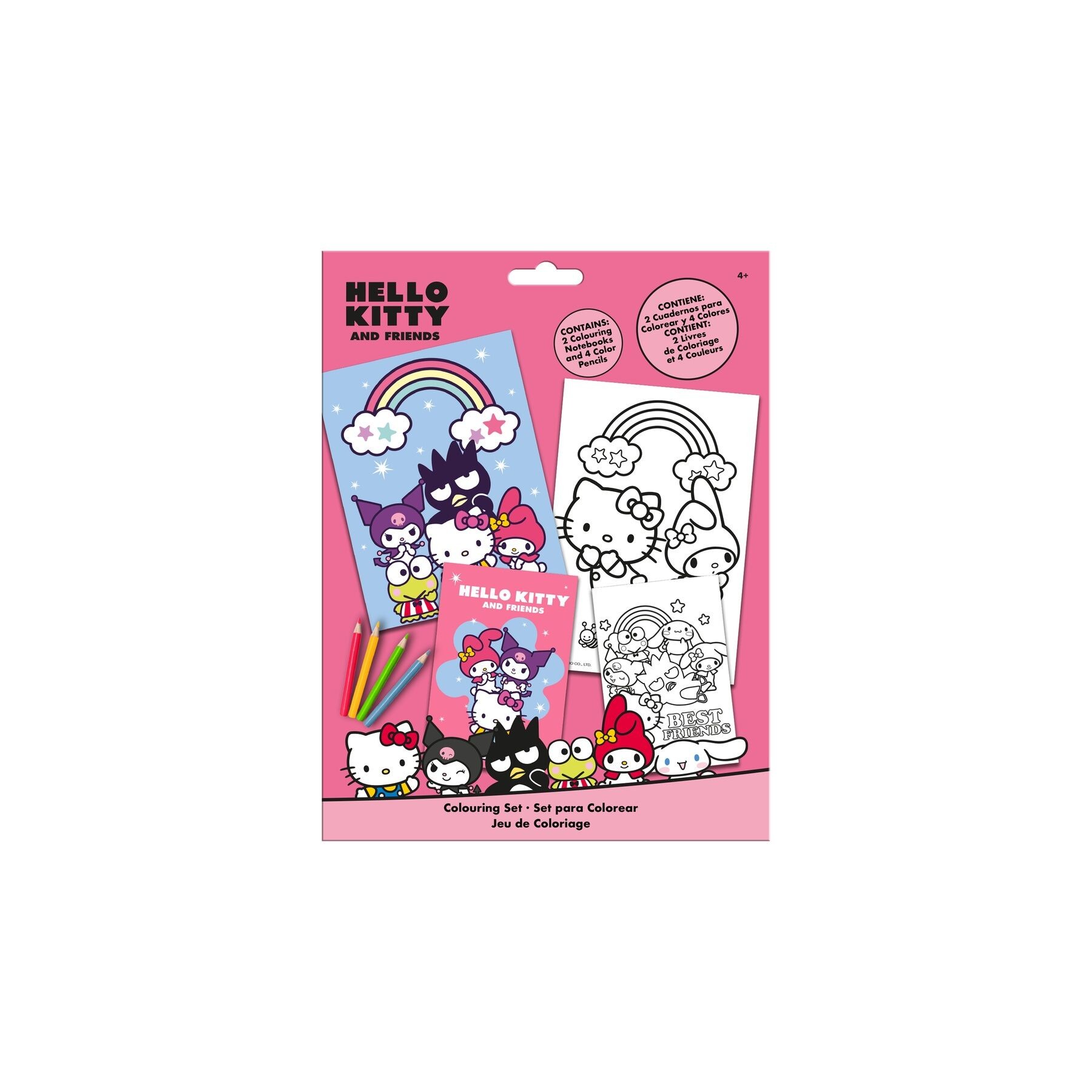 Set colorear Hello Kitty and Friends