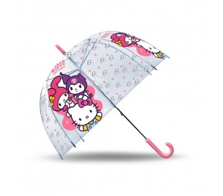 Paraguas manual Hello Kitty and Friends 46cm