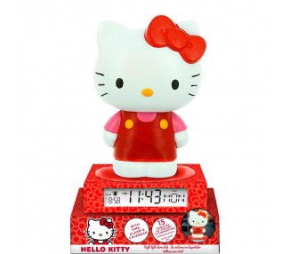 Lampara 3D con despertador Hello Kitty and Friends