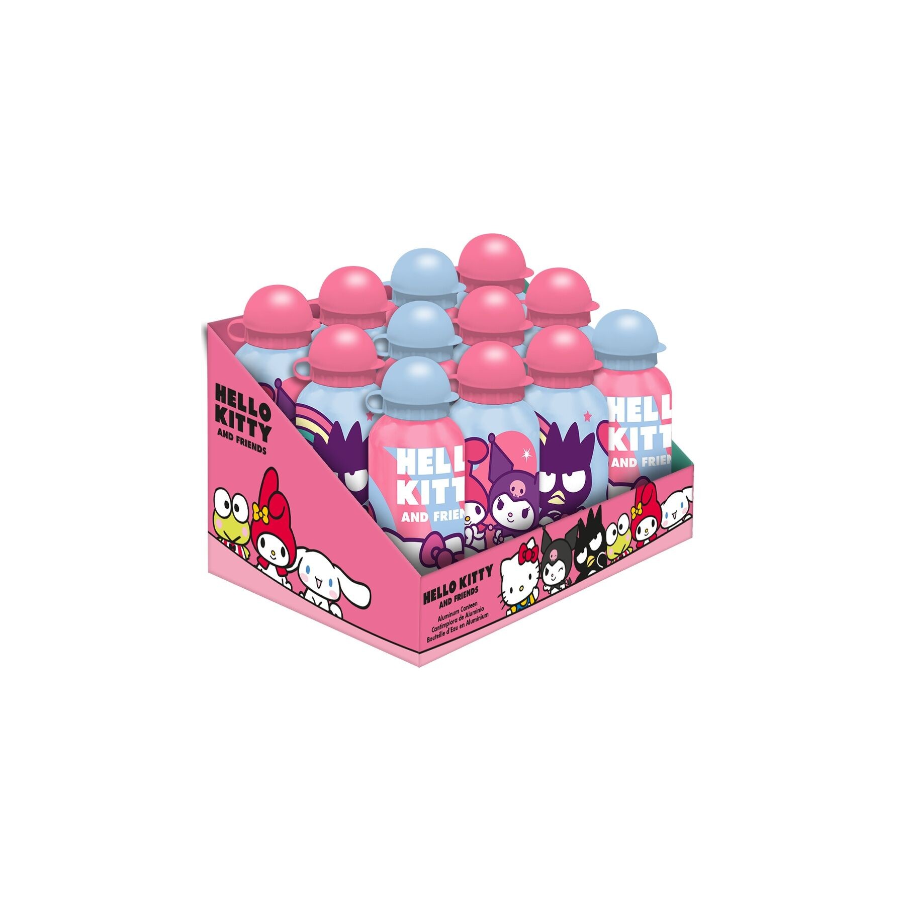 Cantimplora aluminio Hello Kitty and Friends 500ml surtido