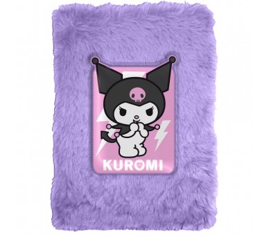 Cuaderno peluche Kuromi Hello Kitty