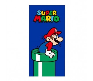 Toalla Super Mario Bros microfibra