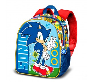 Mochila 3D Sonic The Hedgehog 31cm