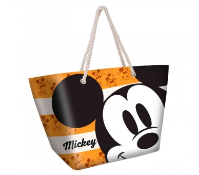Bolsa playa Orange Mickey Disney