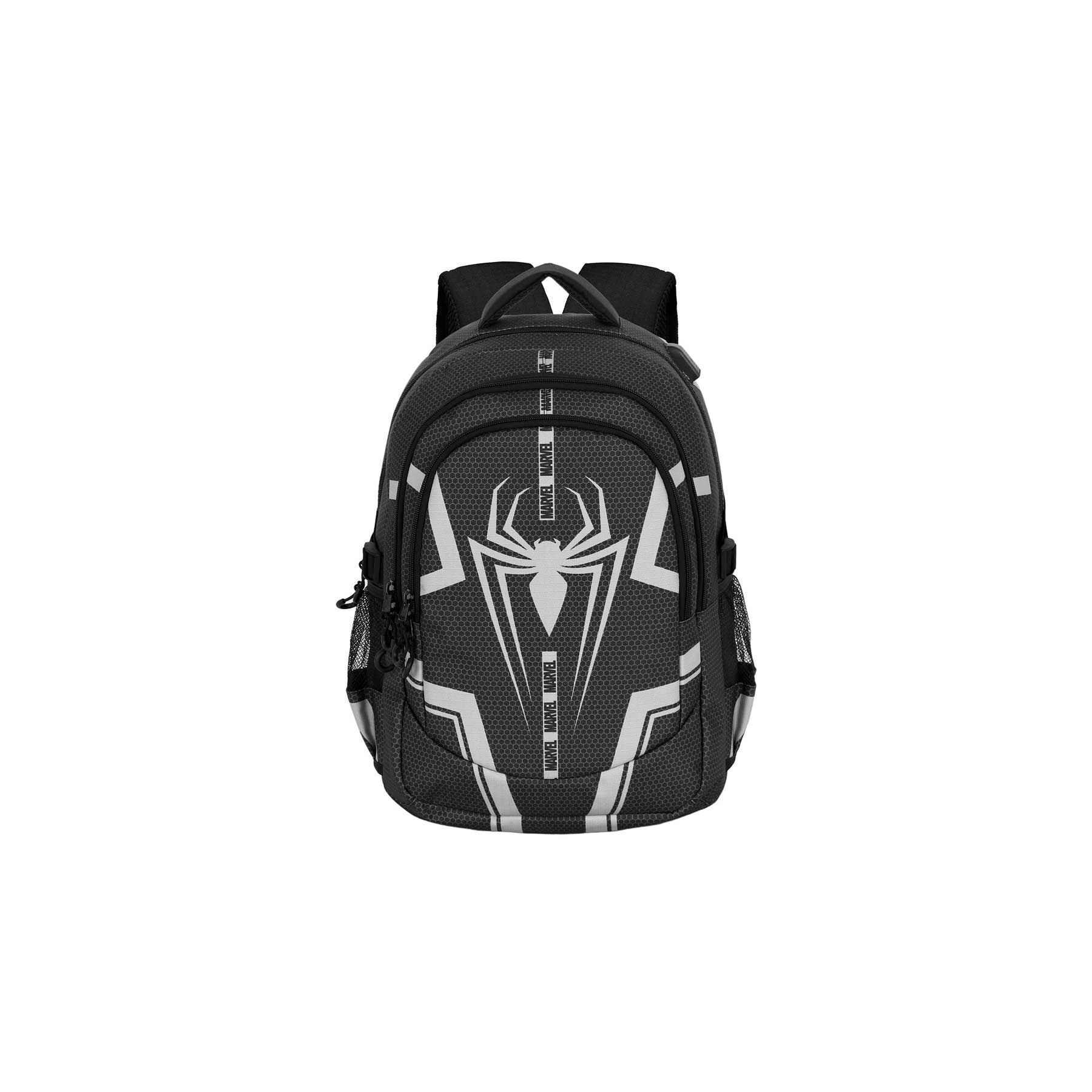 Mochila Plus Town Spiderman Marvel 44cm