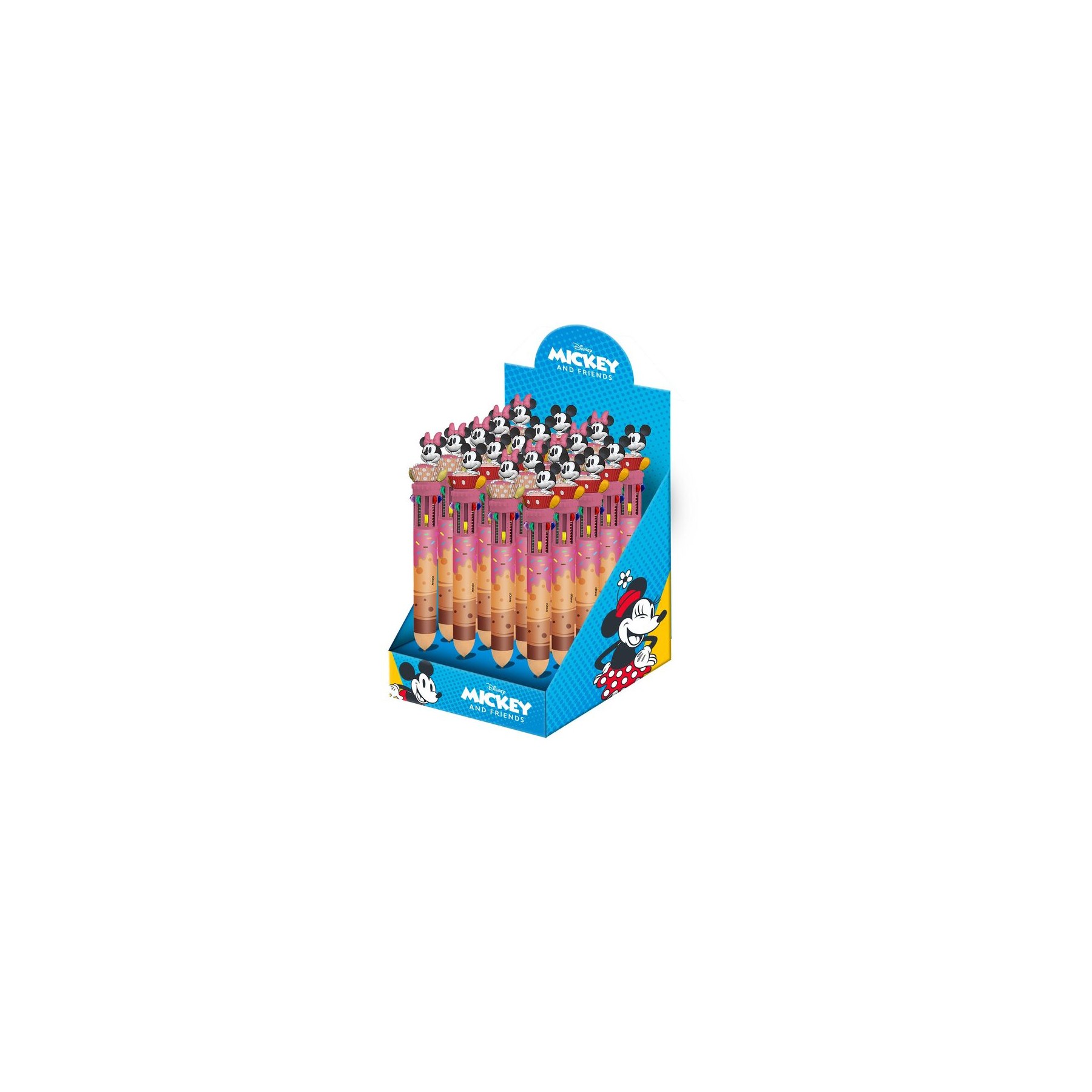 Boligrafo 10 colores Mickey and Friends Disney