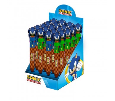 Boligrafo 10 colores Sonic the Hedgehog surtido