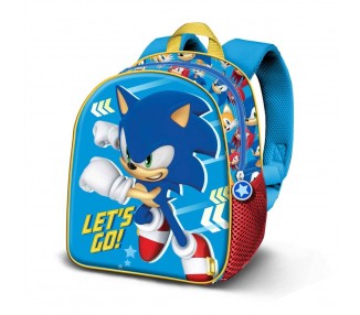 Mochila 3D Go Sonic The Hedgehog 31cm