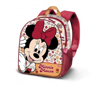 Mochila 3D Flowered Minnie Disney 31cm
