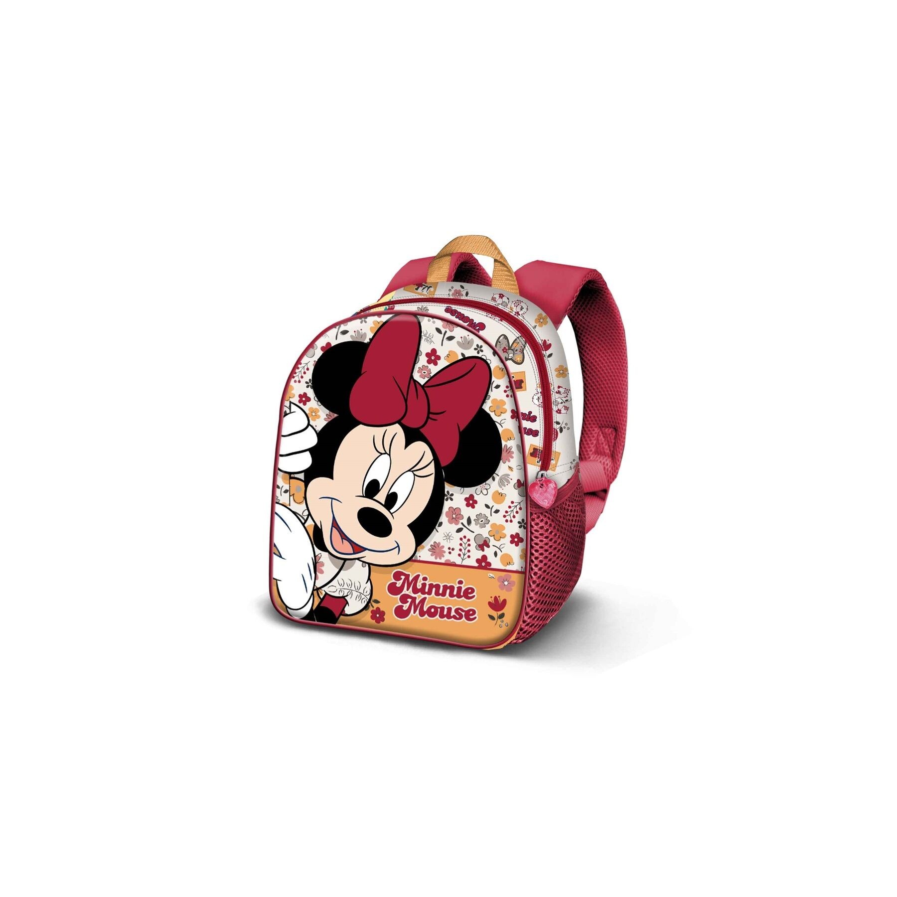 Mochila 3D Flowered Minnie Disney 31cm