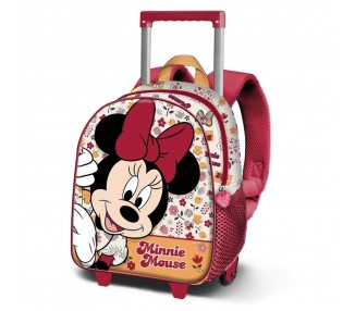 Trolley 3D Flowered Minnie Disney 34cm