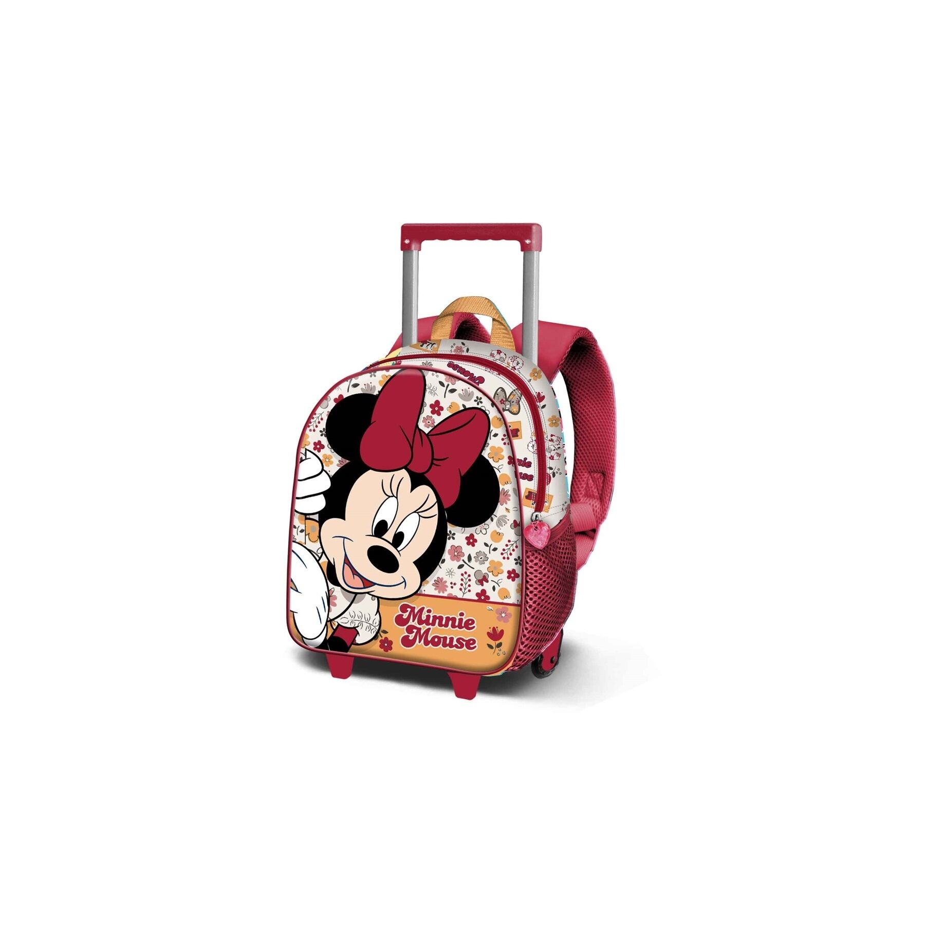 Trolley 3D Flowered Minnie Disney 34cm