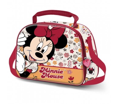 Bolsa portameriendas 3D Flowered Minnie Disney
