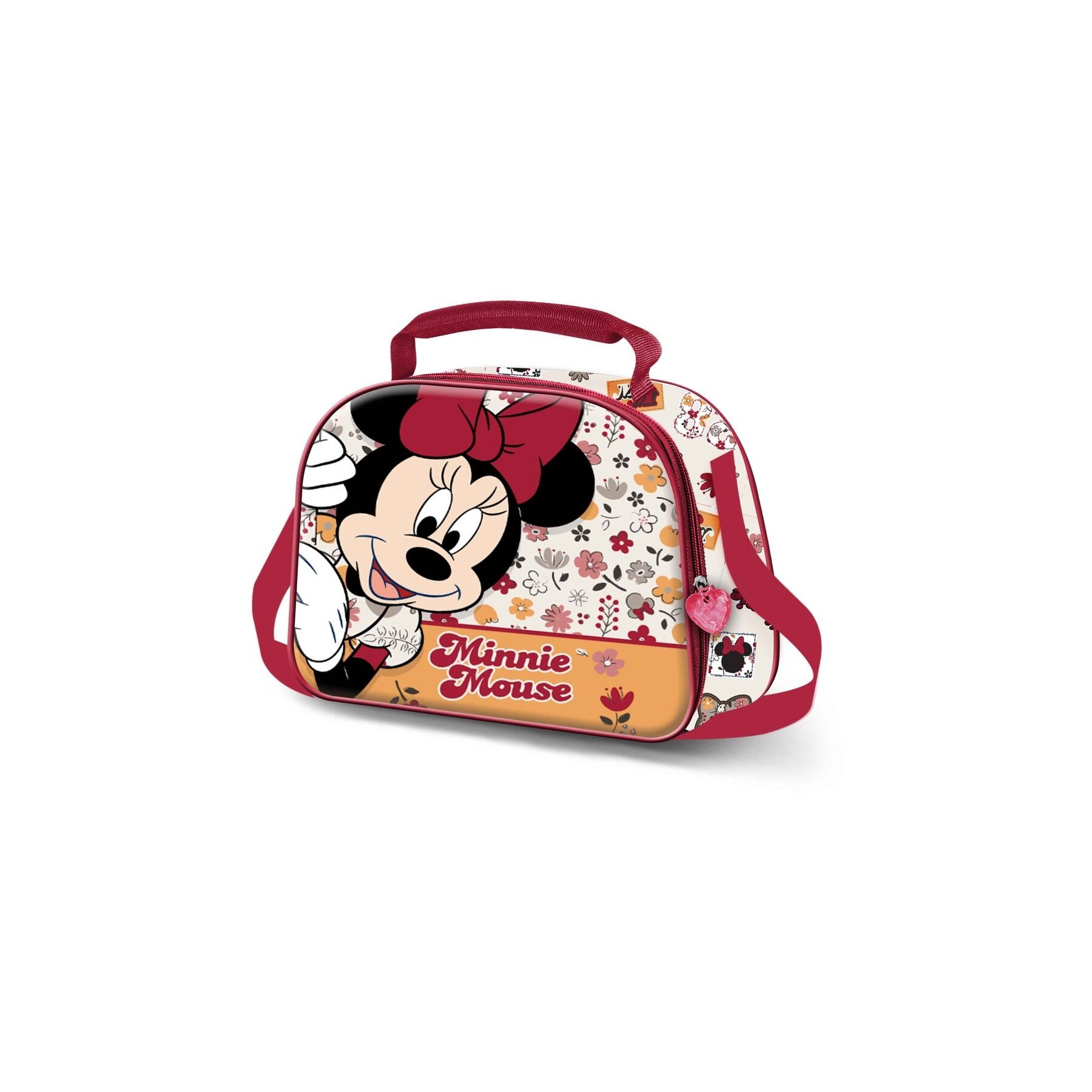 Bolsa portameriendas 3D Flowered Minnie Disney