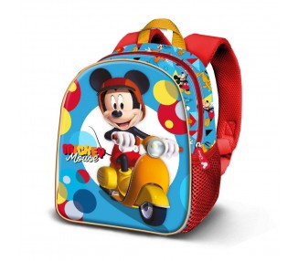 Mochila 3D Scooter Mickey Disney 31cm