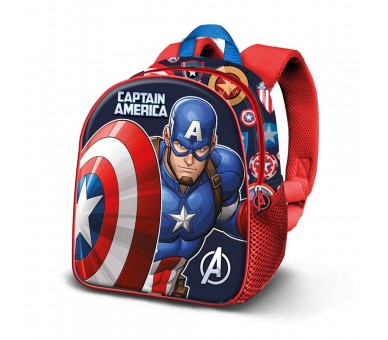 Mochila 3D Patriot Capitan America Marvel 31cm