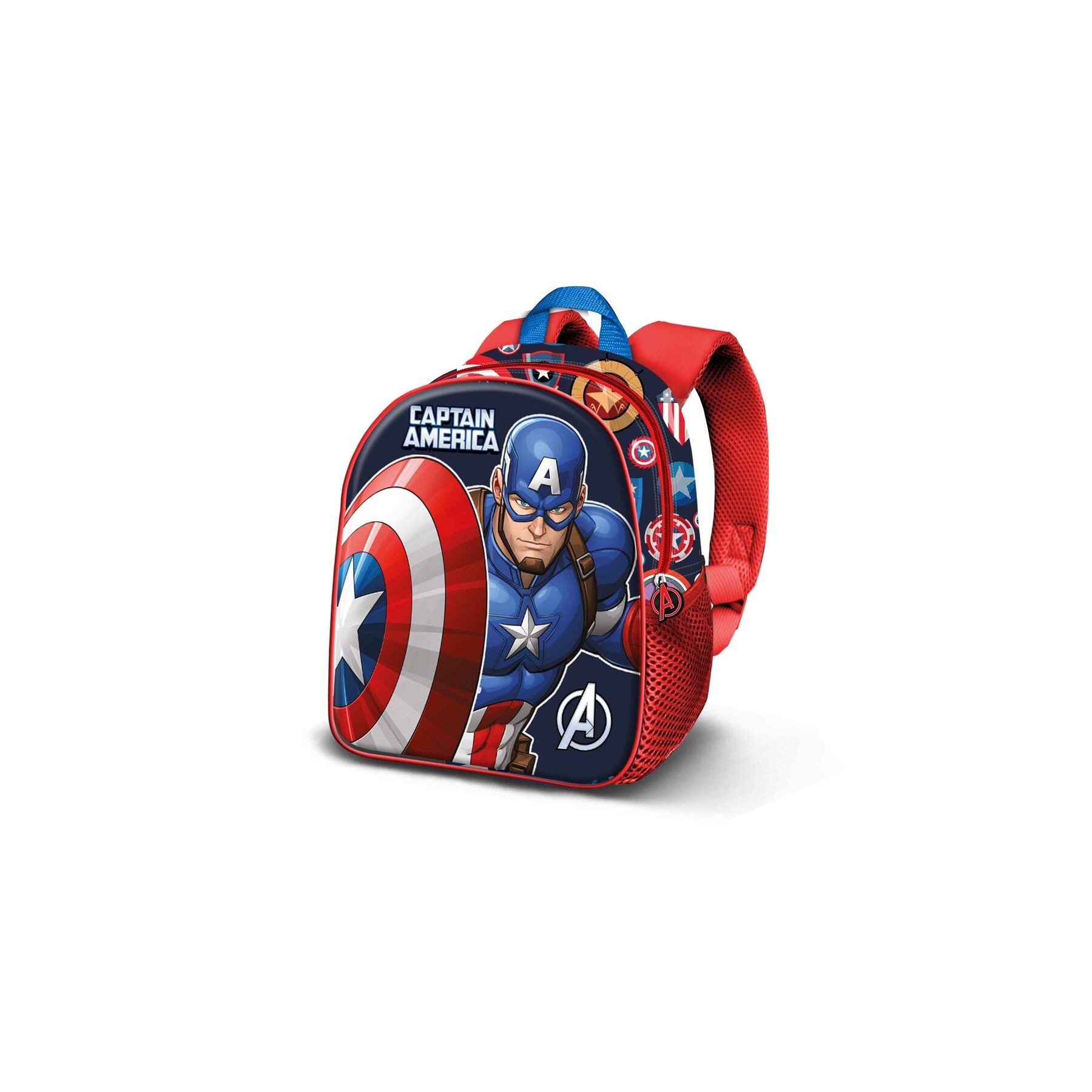 Mochila 3D Patriot Capitan America Marvel 31cm