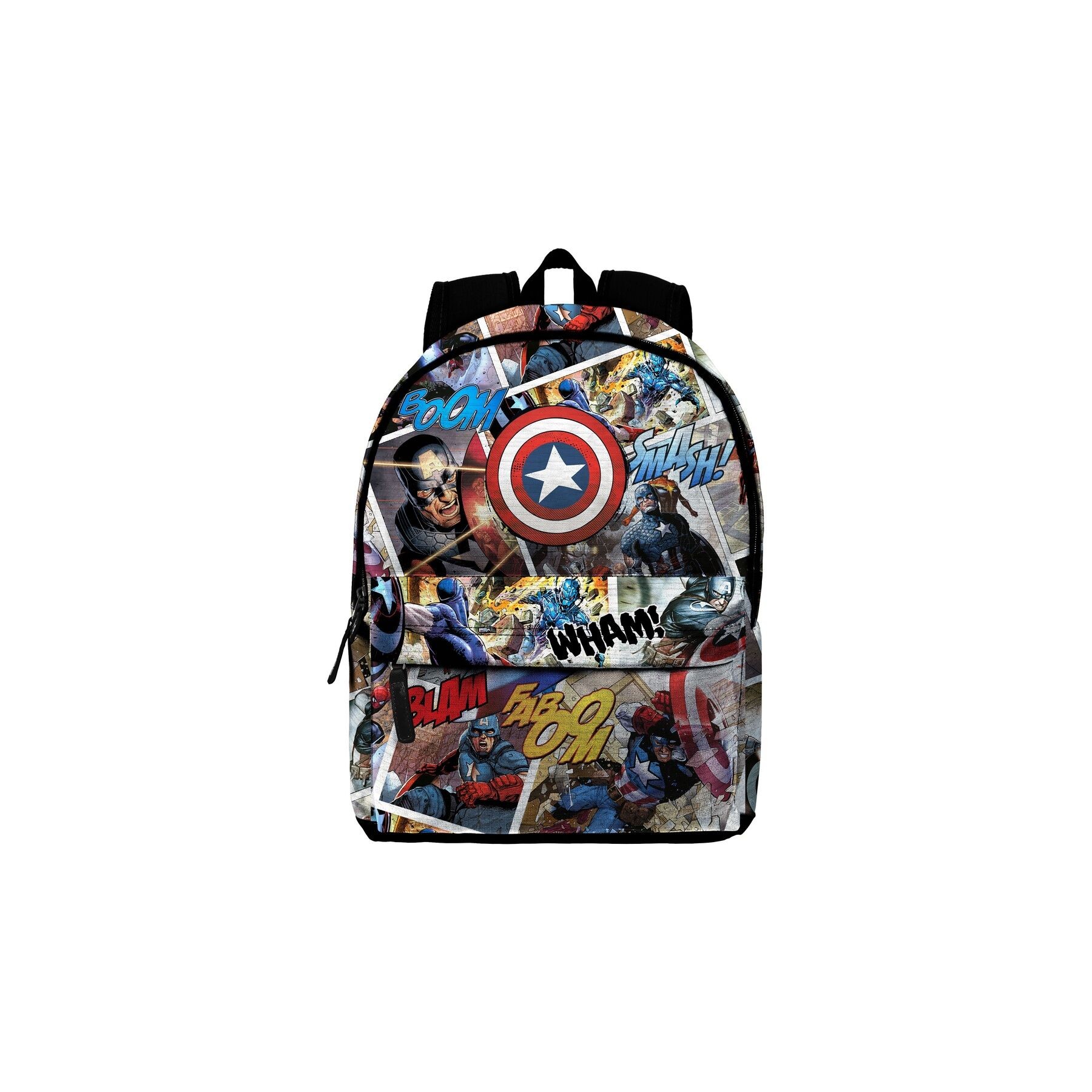 Mochila Comic Capitan America Marvel 44cm adaptable