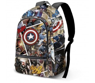 Portatodo Comic Capitan America Marvel triple