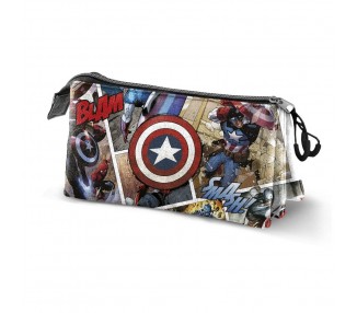Mochila Comic Capitan America Marvel 44cm adaptable