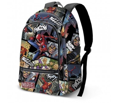Mochila Panels Spiderman Marvel 44cm adaptable