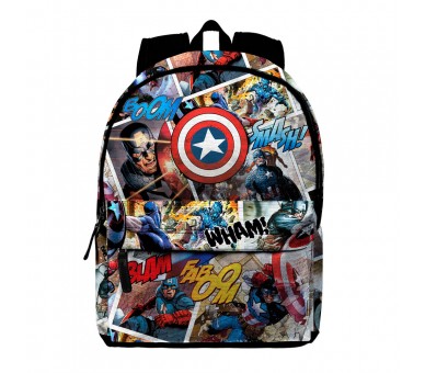 Mochila Comic Capitan America Marvel 35cm