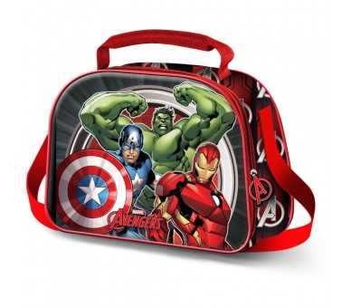 Bolsa portameriendas 3D Almighty Los Vengadores Avengers Marvel