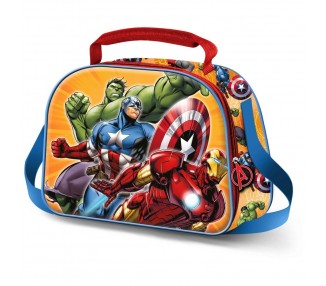 Bolsa portameriendas 3D Attack Los Vengadores Avengers Marvel