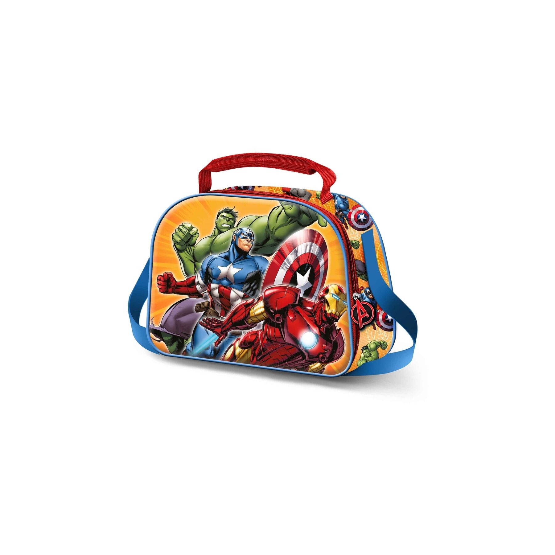 Bolsa portameriendas 3D Attack Los Vengadores Avengers Marvel